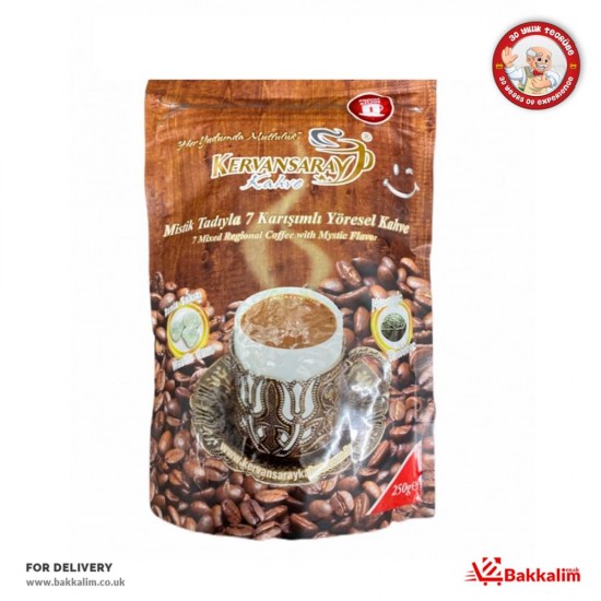 Kervansaray 250 Gr 7 Mixed Regional Coffee With Mastic Gum And Terebinth Flavored - TURKISH ONLINE MARKET UK - £3.99