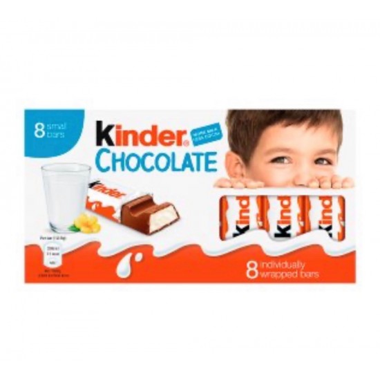 Kinder Chocolate Bars8x12g - TURKISH ONLINE MARKET UK - £1.69
