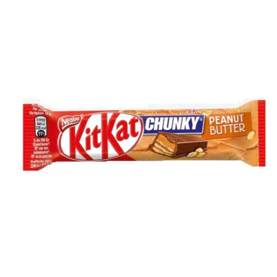 Kit Kat Chunky Peanut Butter Chocolate Bar 42 G - TURKISH ONLINE MARKET UK - £0.49