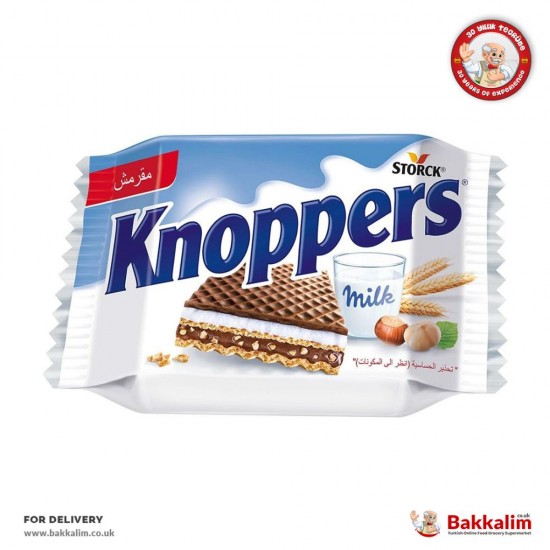 Knoppers 75 Gr In 3 Packs Wafers With Chocolate And Milk - TURKISH ONLINE MARKET UK - £1.49