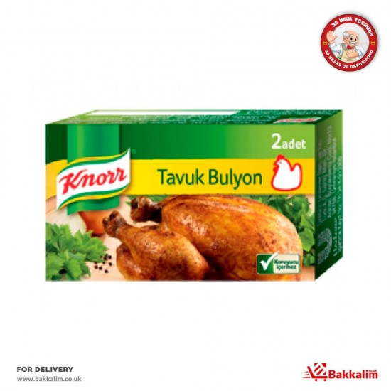 Knorr 20 Gr 2 Tablets  Chicken Bouillon - TURKISH ONLINE MARKET UK - £0.39