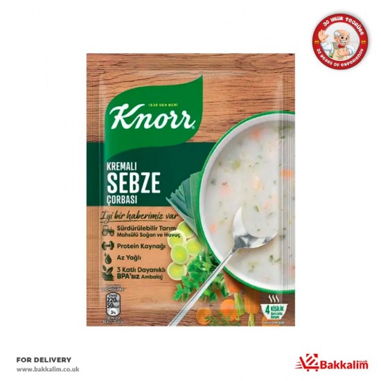 Knorr  65 Gr Kremalı Sebze Çorbası - TURKISH ONLINE MARKET UK - £1.29