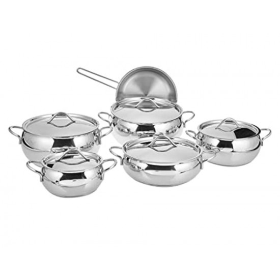 Korkmaz Tombik XL Cookware Set A1806 - TURKISH ONLINE MARKET UK - £169.99