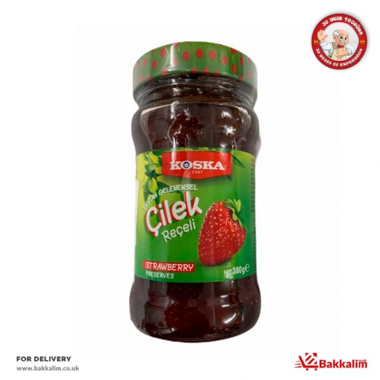 Koska 380 Gr Strawberry Preserve  Jam - TURKISH ONLINE MARKET UK - £2.49