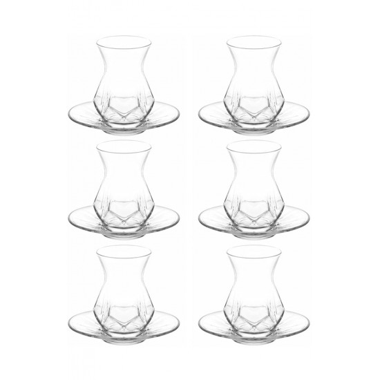 Lav Alya Tea Glasses Ayl326 6pcs - TURKISH ONLINE MARKET UK - £7.99