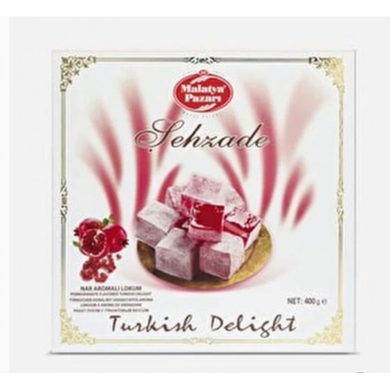 Malatya Pomegranate Turkish Delight 400g - TURKISH ONLINE MARKET UK - £3.69