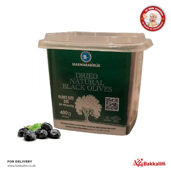 Marmarabirlik 400 Gr 3xS  Kurutulmuş Doğal Salamura Zeytin - TURKISH ONLINE MARKET UK - £3.19