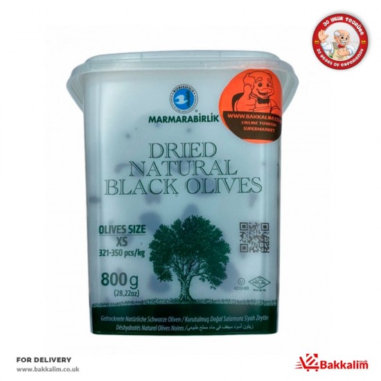 Marmarabirlik 800 Gr Dried Naturel Black Olives - TURKISH ONLINE MARKET UK - £6.49