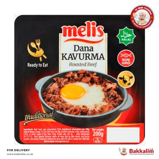 Melis 200 Gr Dana Kavurma - TURKISH ONLINE MARKET UK - £6.39