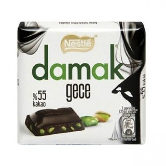 Nestle Damak Night Dark Chocolate With Pistachio 60g - TURKISH ONLINE MARKET UK - £2.69