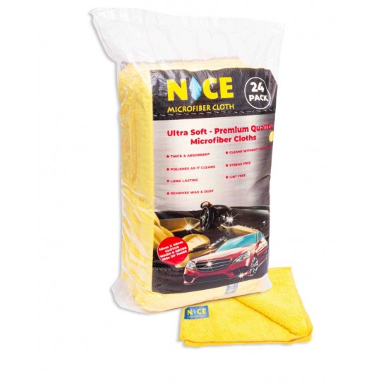 Nice 24 Pack Microfibre Cloth - TURKISH ONLINE MARKET UK - £25.99