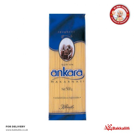 Nuhun Ankara 500 Gr Spagetti Makarna - TURKISH ONLINE MARKET UK - £1.39