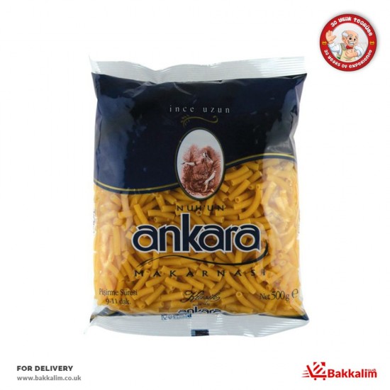 Nuhun  500 Gr Ankara Thin And Long Pasta - TURKISH ONLINE MARKET UK - £1.29