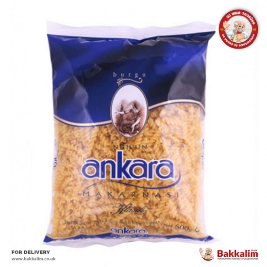Nuhun Ankara 500 Gr Twisted Pasta - TURKISH ONLINE MARKET UK - £1.29