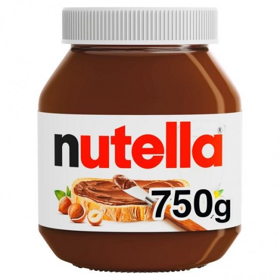 Nutella Ferrero Spread Chocolate 750g - TURKISH ONLINE MARKET UK - £7.79