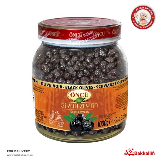 Oncu 1000 Gr 2XS Natural Black Olives - TURKISH ONLINE MARKET UK - £6.59