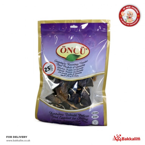 Oncu 25 Pcs Dried Aubergines - TURKISH ONLINE MARKET UK - £4.99