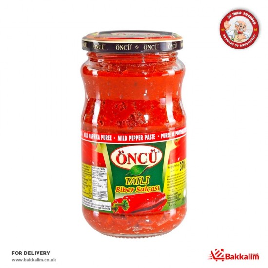 Öncü 370 Gr Tatlı Biber Salçası - TURKISH ONLINE MARKET UK - £3.49