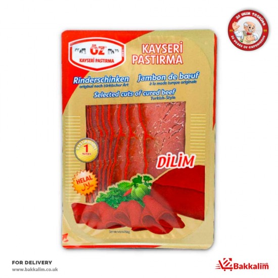 Öz Kayseri 100 Gr Dilim Pastırma - TURKISH ONLINE MARKET UK - £6.19