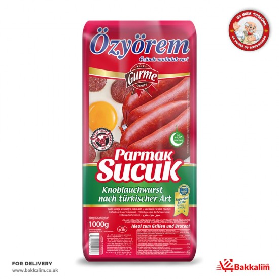 Ozyorem 1000 Gr Turkish Finger Sucuk - TURKISH ONLINE MARKET UK - £14.49