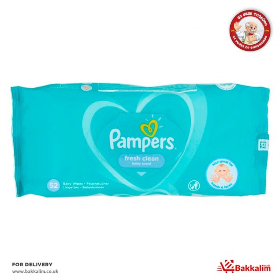 Pampers 52 Adet  Bebek Kokusu - TURKISH ONLINE MARKET UK - £1.39