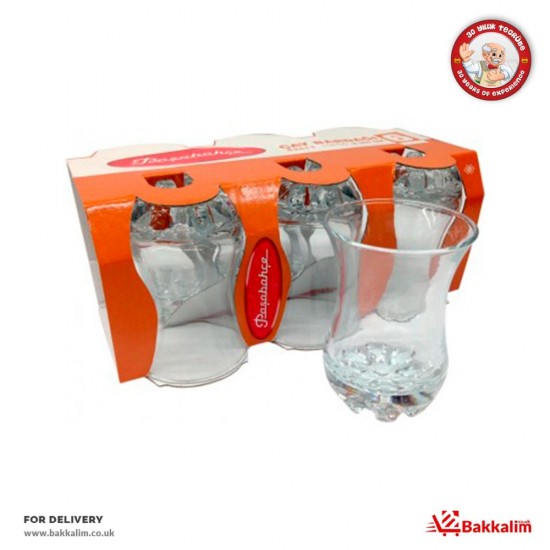 Pasabahce 6 Pcs  Turkish Tea Glasses - TURKISH ONLINE MARKET UK - £2.49