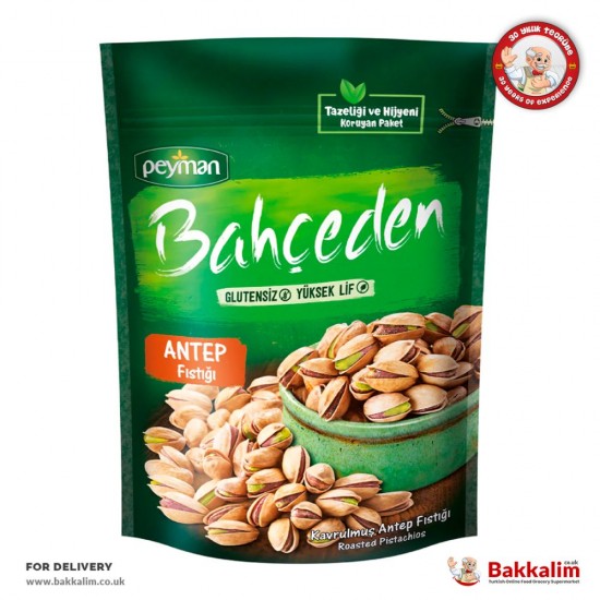 Peyman Bahceden 120 Gr Antep Pistachio Roasted And Salted - TURKISH ONLINE MARKET UK - £5.29