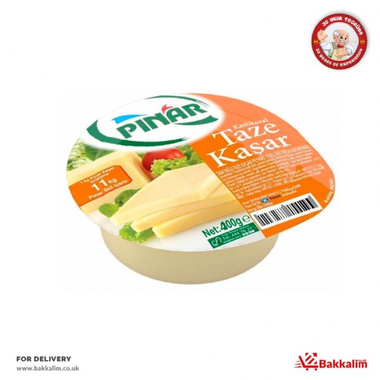 Pinar 400 G Fresh Kashkaval Cheese - TURKISH ONLINE MARKET UK - £6.29