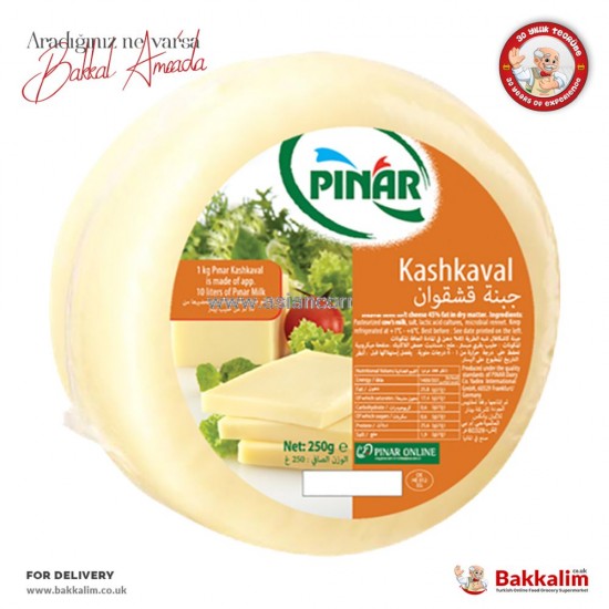 Pinar Kashkaval Cheese 250 G - TURKISH ONLINE MARKET UK - £3.99