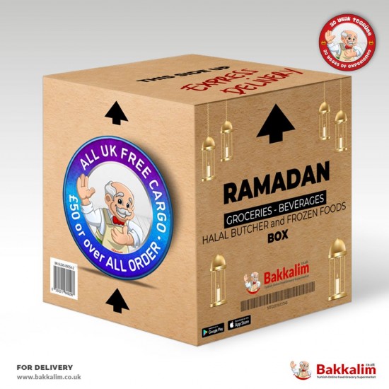 Ramadan Box Groceries Beverages Halal Butcher Frozen Products - TURKISH ONLINE MARKET UK - £126.92