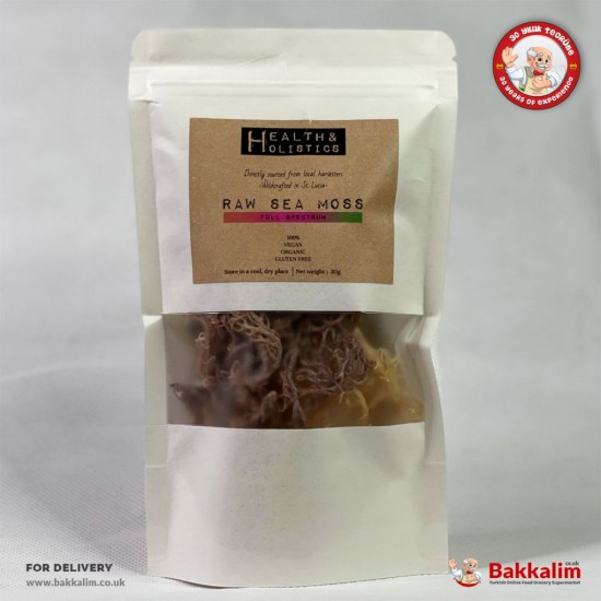 Raw Wildcrafted 30 Gr Full Spectrum Sea Moss St Lucia Genus Gracilaria - TURKISH ONLINE MARKET UK - £10.99