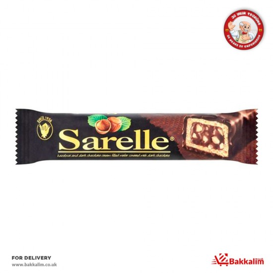 Sarelle 33 Gr Hazelnut And Dark Chocolate Cream Filled Wafer - TURKISH ONLINE MARKET UK - £0.79