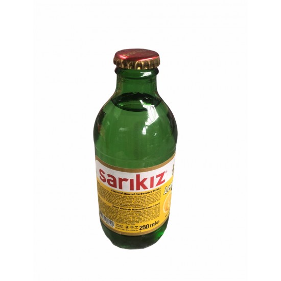 Sarikiz Lemon Flavored Mineral Carbonated Drinks 250ml - TURKISH ONLINE MARKET UK - £0.69