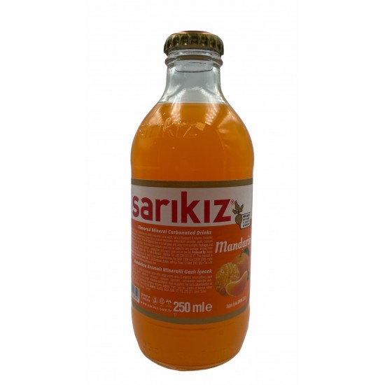 Sarikiz Manderiene Flavored Spring Water 250ml - TURKISH ONLINE MARKET UK - £0.59