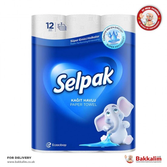 Selpak 12li Kağıt Havlu - TURKISH ONLINE MARKET UK - £9.99