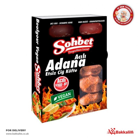 Sohbet 340 Gr Hot Veganer Bulgur Snack Vegan - TURKISH ONLINE MARKET UK - £2.99