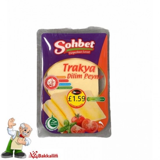 Sohbet Thracian Sliced Cheese 150 G - TURKISH ONLINE MARKET UK - £2.99