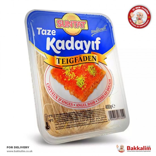 Suntat 400 Gr Shredded Filloi Dough - TURKISH ONLINE MARKET UK - £2.29