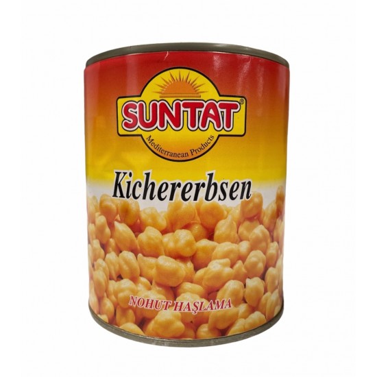 Suntat Boiled Chickpeas 800g - TURKISH ONLINE MARKET UK - £1.19
