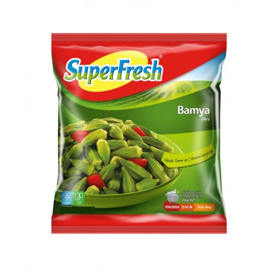 Superfresh Turkish Okra 450 G - TURKISH ONLINE MARKET UK - £3.49