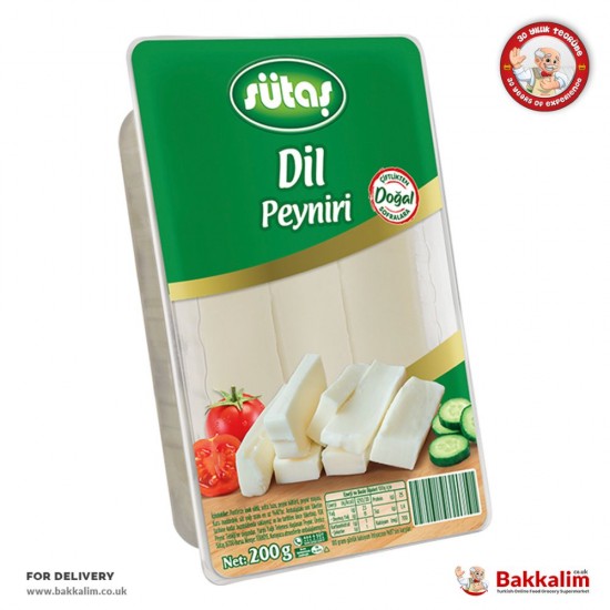 Sütaş 200 Gr Dil Peyniri - TURKISH ONLINE MARKET UK - £5.19