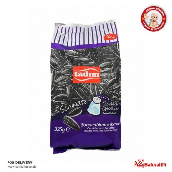 Tadim 270 G Roasted Black Sunflower Seeds Extra Salted - TURKISH ONLINE MARKET UK - £2.69