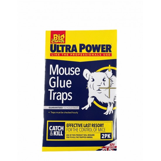 The Big Cheese Mouse Glue Traps 2 Pack - TURKISH ONLINE MARKET UK - £3.49