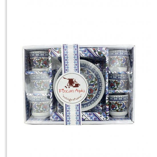 Fincan Kahvesi Anatolian 6 Li Set - TURKISH ONLINE MARKET UK - £24.99