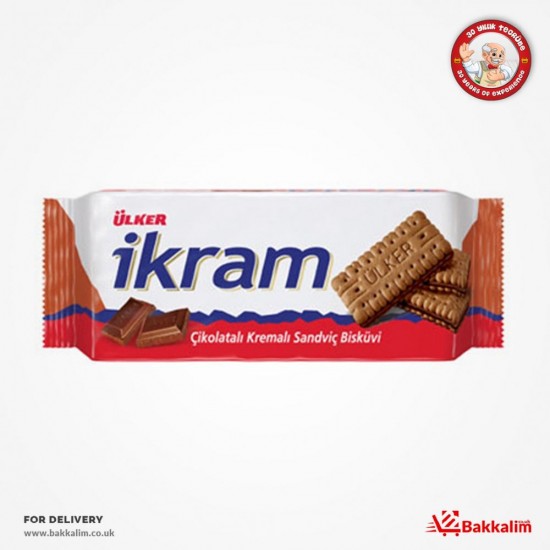 Ulker 84 Gr Ikram Chocolate Cream Biscuit - TURKISH ONLINE MARKET UK - £0.69