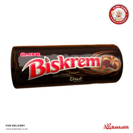 Ülker 130 Gr  Biskrem Duo Kakaolu Krema Dolgulu Rulo - TURKISH ONLINE MARKET UK - £1.09