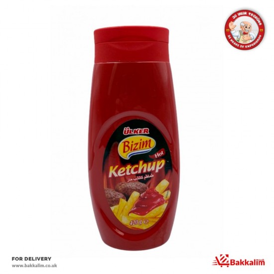 Ulker 370 Ml Hot Ketchup - TURKISH ONLINE MARKET UK - £1.79