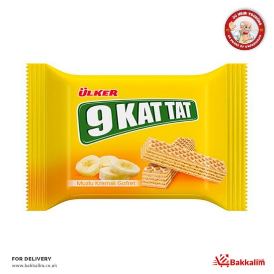Ulker 40 Gr 9 Layer Tat Crispy Wafer With Banana Cream - TURKISH ONLINE MARKET UK - £0.59