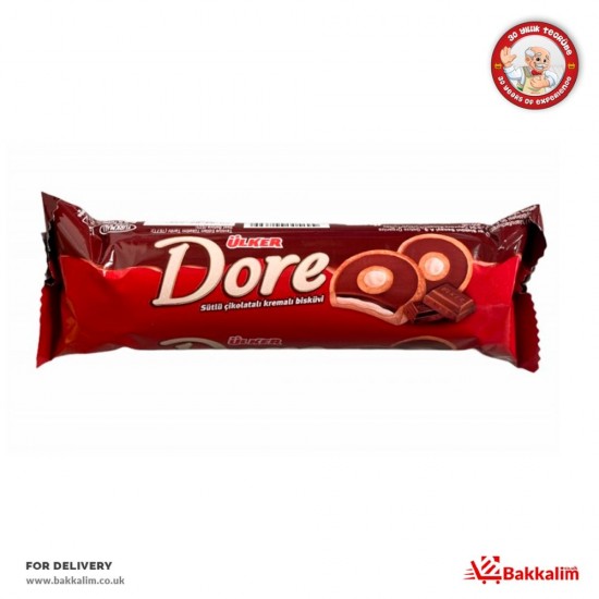 Ulker 86 Gr Dore Milk Chocolate Cream Biscuit - TURKISH ONLINE MARKET UK - £0.89