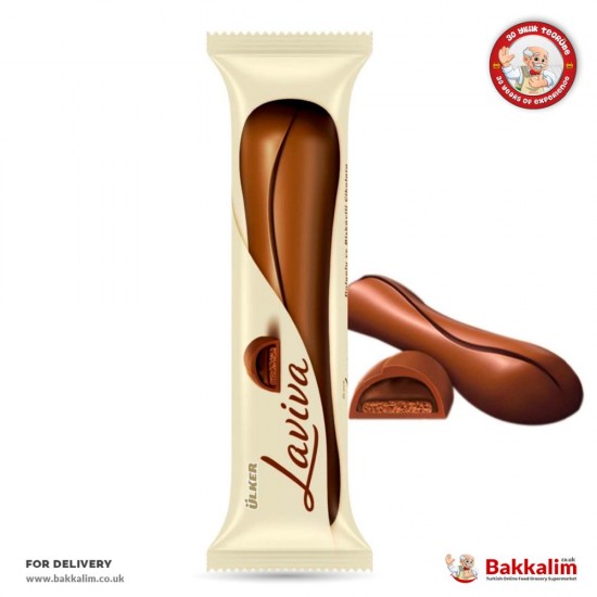 Ulker Laviva 35 Gr Milky And Bitter Chocolate Bar - TURKISH ONLINE MARKET UK - £1.19